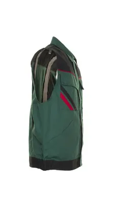 Produktbild von Planam Weste Highline Gr. 4XL grün/schwarz/rot