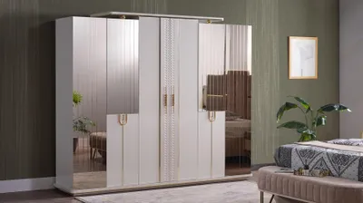 Obrázok produktu pre Dizajn šatníka Luxusná šatníková skriňa Moderný štýl šatníkov Nábytok do spálne
