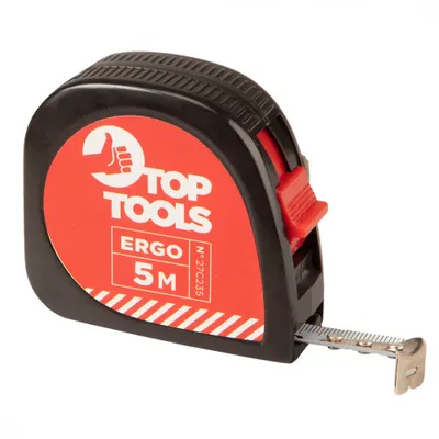 Immagine prodotto di Top Tools metro a nastro in acciaio 5 m x 16 mm, chiusura a rotolo