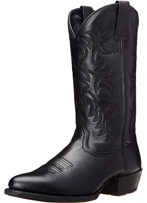 Produktbild von Cowboystiefel – Hochwertiges Kunstleder – Vintage-Stickerei – Spitzzehen – Schlupfmodell – Gummisohle – Retro-Design – Westernstiefel