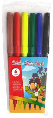 Produktbild von Grafix Filzstifte 6 Stück bunte Malstifte für Kinder