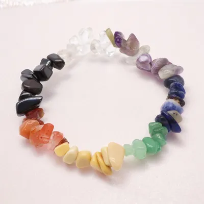 Imagen del producto de Pulsera Fragmentos de Piedras Preciosas - Chakra