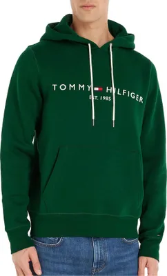 Produktbild von Tommy Hilfiger Logo Hoodie Grun - Große XL