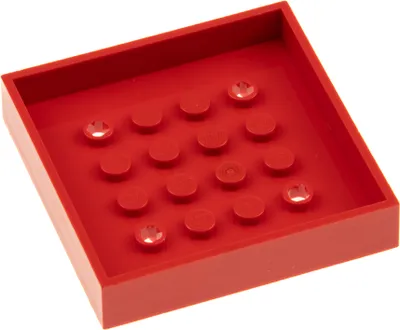 Produktbild von 1x Lego Fabuland Container 6x6x1 rot Box Fahrzeug Ladefläche 3641 3670 4452