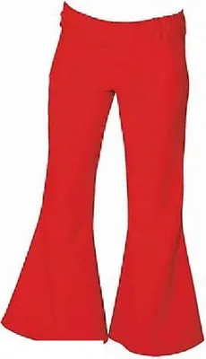 Produktbild von O7105-52-54 Herren Schlaghose rot 70er 80er Jahre Discohose Gr.52-54