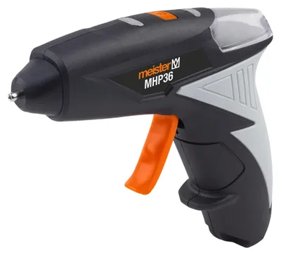 Produktbild von Meister Akku-Heißklebegerät 3,6 V, MHP36 Mit Ladestation & Abtropfschale