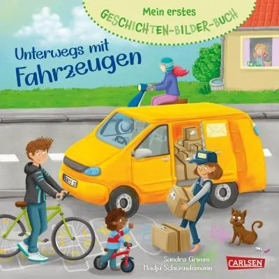 Obrázek produktu pro Mein erstes Geschichten-Bilder-Buch: Unterwegs mit Fahrzeugen