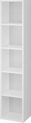 Produktbild von BADLAND Badezimmer Hochhängeschrank Hochschrank Badregal CREA 140x30x25 Weiß