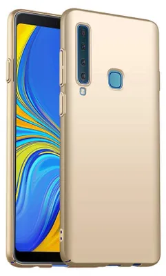 Produktbild von Handy Hard Case für Samsung Galaxy A9 2018 Hülle Slim Cover Matt Schutzhülle, Gold