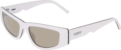 Produktbild von Dkny DK560S White 55/17/140 Damen Sonnenbrillen