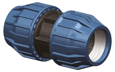 Obrázok produktu pre PP skrutkovací konektor 25 mm pre vodovodné potrubia PE PN16