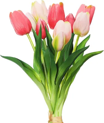 Productafbeelding van Kunsttulpen, set van 10 stuks, voor decoratie