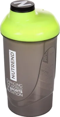Obrázok produktu pre Nutrend Šejker Nutrend 600 ml čierno-žltá / Šejkre / Štýlový šejker s nápisom Changing The World Of Sports Nutrition