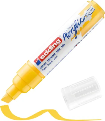 Produktbild von Edding - Acrylmarker EDDing E -5000 Weitverkehr gelb | 1 Stück | 5 Stücke