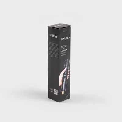 Obrázok produktu pre Otvárač na víno otvárač na víno vývrtka ALCOLE vývrtka elektrická čierna 23 cm HOMLA