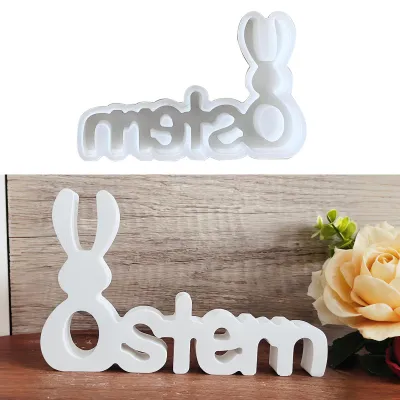Produktbild von Silikonformen für Osterhasen, Gussform für Frühlingsbastelarbeiten