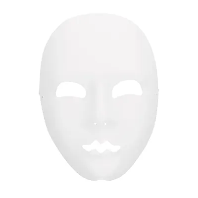Produktbild von Boland 600180, Kostümmaske, Erwachsener, Uni, Polyvinylchlorid (PVC), Polyester, Weiß, 57 g