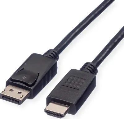 Obrázok produktu pre ROLINE 11.04.5780, 1 m, DisplayPort, Samec, Samec, Priamy, Priamy