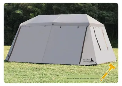 Immagine prodotto di Tenda da campeggio, design impermeabile, struttura resistente al vento, dimensioni 310 x 210 x 180 cm