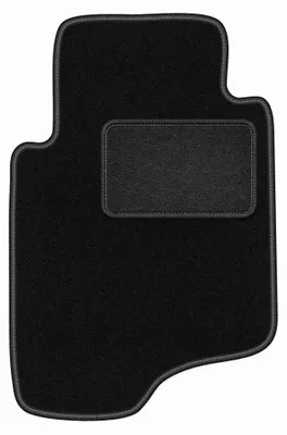 Produktbild von Fahrermatte Velours für Mitsubishi Pajero II 1991-1999 (Geländewagen) – 1-tlg, Schwarz, passgenau – Wielganizator LUX