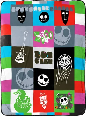 Obrázok produktu pre Nočná mora pred Vianocami - obliečka, Plüsch Fleece TC591 (150 cm x 100 cm) (Bunt)