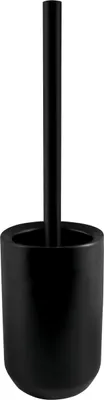 Produktbild von Spirella WC Bürste Toilettenbürste Klobürste "Jaro" Steingut 11 x 41,5 cm - Schwarz