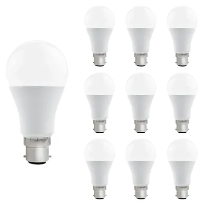 Productafbeelding van Vito Lighting LED Peerlamp A60 B22 Mat - 15W 1365lm 4000K - Neutraalwit - Vervangt 90W - 10 stuks