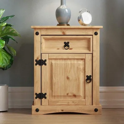 Immagine prodotto di Tavolino H60xL48xP35 cm Comodino in legno