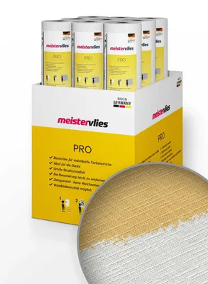 Produktbild von A.S. Création Vliestapete Meistervlies Pro Protect 2, weiss, überstreichbar, 10,05 m x 0,53 m, 574619, 5746-19