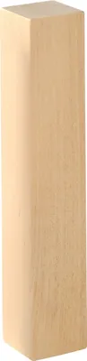 Produktbild von EDUPLAY 210206 Schnitzholz Quadratstange, 3,5 x 3,5 x 20 cm, natur