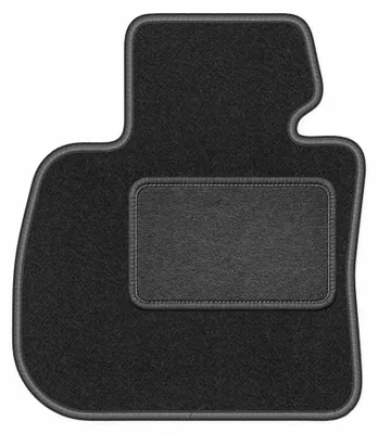 Immagine prodotto di Tappetino guidatore in moquette per BMW 2 F46 2015-2022 (7 posti) – 1 pezzo, grigio grafite, su misura – Wielganizator LUX