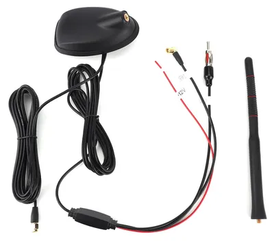 Aktive DAB+/GPS/FM-Antenne, universal, 12V, schwarz