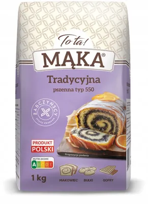 Zdjęcie produktu dla ToTa mąka pszenna tradycyjna 550 1kg