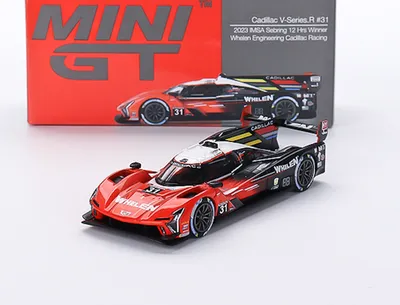 Produktbild von Cadillac V-Series.R #31 Whelen Engineering Cadillac Racing 2023 IMSA Sebring 12 Hrs Winner - Mini GT 1:64