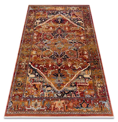 Image de Tapis en laine KESHAN franges, Ornement oriental 2886/53588 bordeaux  multicolore 300x380 cm