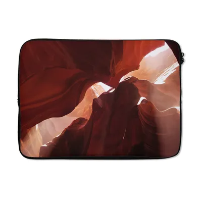 Produktbild von MuchoWow® Laptop Hülle 14 ZollRote Höhle Laptoptasche - Laptoptasche - Stoßsicher - Schutzhaube