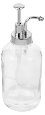 Produktbild von Glasflasche mit Pumpmechanismus für Sirup und Honig