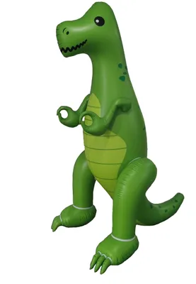 Produktbild von HC Garten & Freizeit Kinder Wassersprinkler Dinosaurier grün 198x140x235 cm