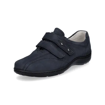 Produktbild von Waldläufer Damen Leder Klettschuh marine blau 6,5