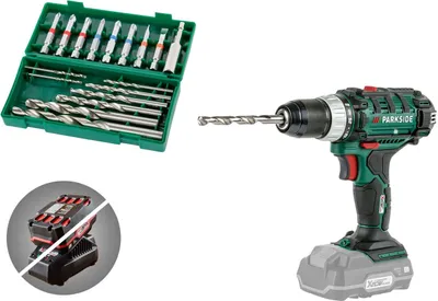 Obrázek produktu pro PARKSIDE® Aku vrtačka/šroubovák »PABS 20-Li D5«, bez baterie a nabíječky