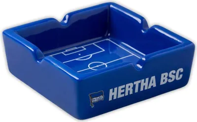 Produktbild von Hertha BSC Aschenbecher "Spielfeld" blau