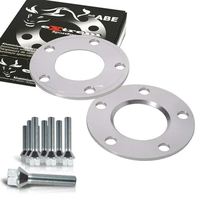 Produktbild von Spurverbreiterung Spurplatten BMW 5er E39 LK 5x120 2x 5 = 10mm 74,1 Radschrauben