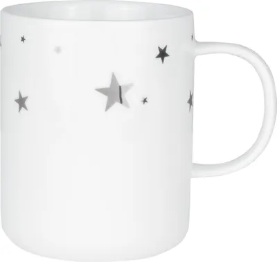Immagine prodotto di Tazza in porcellana bianca SILVERSTAR
