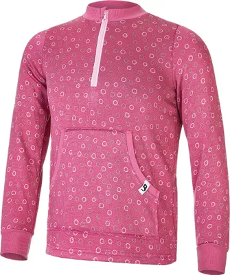 Produktbild von Sweatshirt warm Kängurutasche - Rosa, 134
