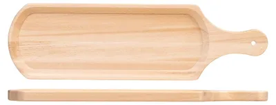 Produktbild von HOME Schneidebrett aus Buchenholz 15x50cm, Tablett, Braun