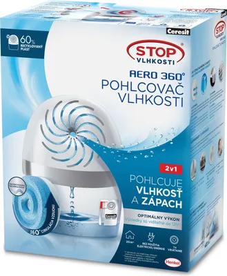 Obrázok produktu pre Pohlcovač vlhkosti Ceresit AERO 360 ° - biely