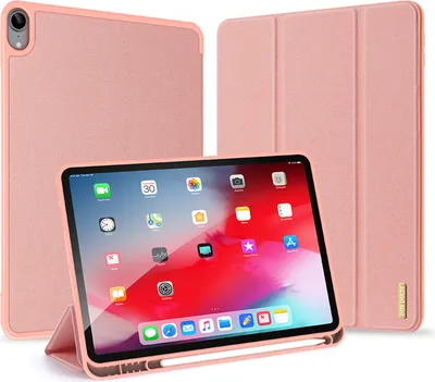 Produktbild von DUX DUCIS Domo Folding Cover Tablet Hlle iPad Air 2020 Stnder Pink (Nicht Smart Sleep)