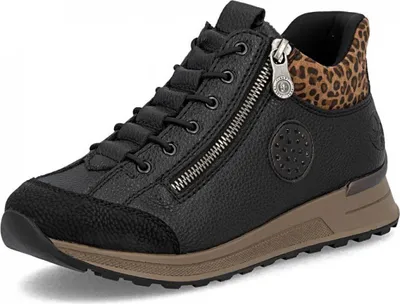 Zdjęcie produktu dla Rieker sportowe sznurowane buty czarny