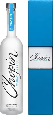 Produktbild von Wodka Chopin Wheat 0,7L im Karton | Vodka |700 ml | 40% Alkohol | Destylarnia Chopin | Geschenkidee | 18+