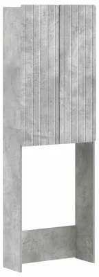 Imagen del producto de Mueble de baño ZWOLLE, color gris cemento, 66 x 25,5 x 190 cm